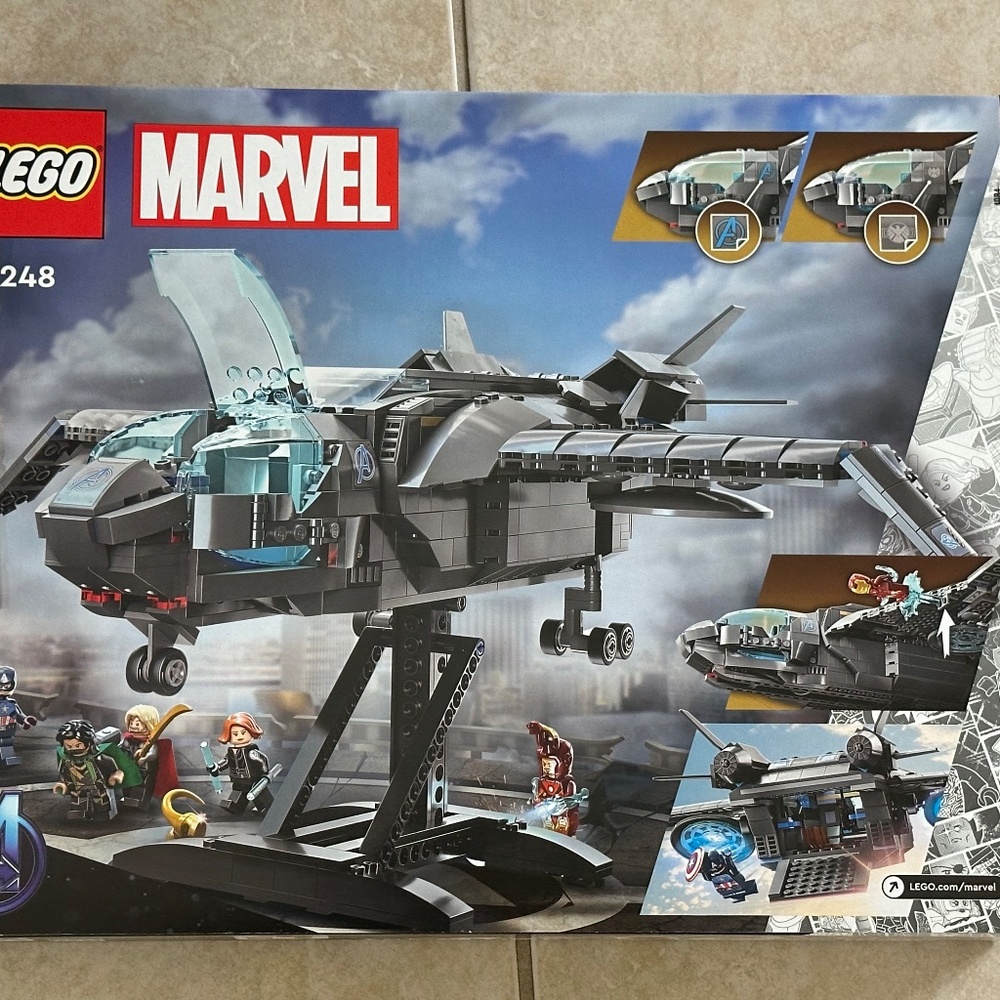 Brand New LEGO Marvel The Avengers Quintet Building Toy Set 76248 9+ 795 Pieces - Picture 2 of 2